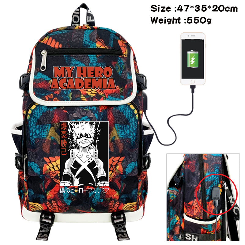 My Hero Academia Backpack with Charging port