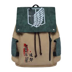 Attack On Titan Canvas Backpack