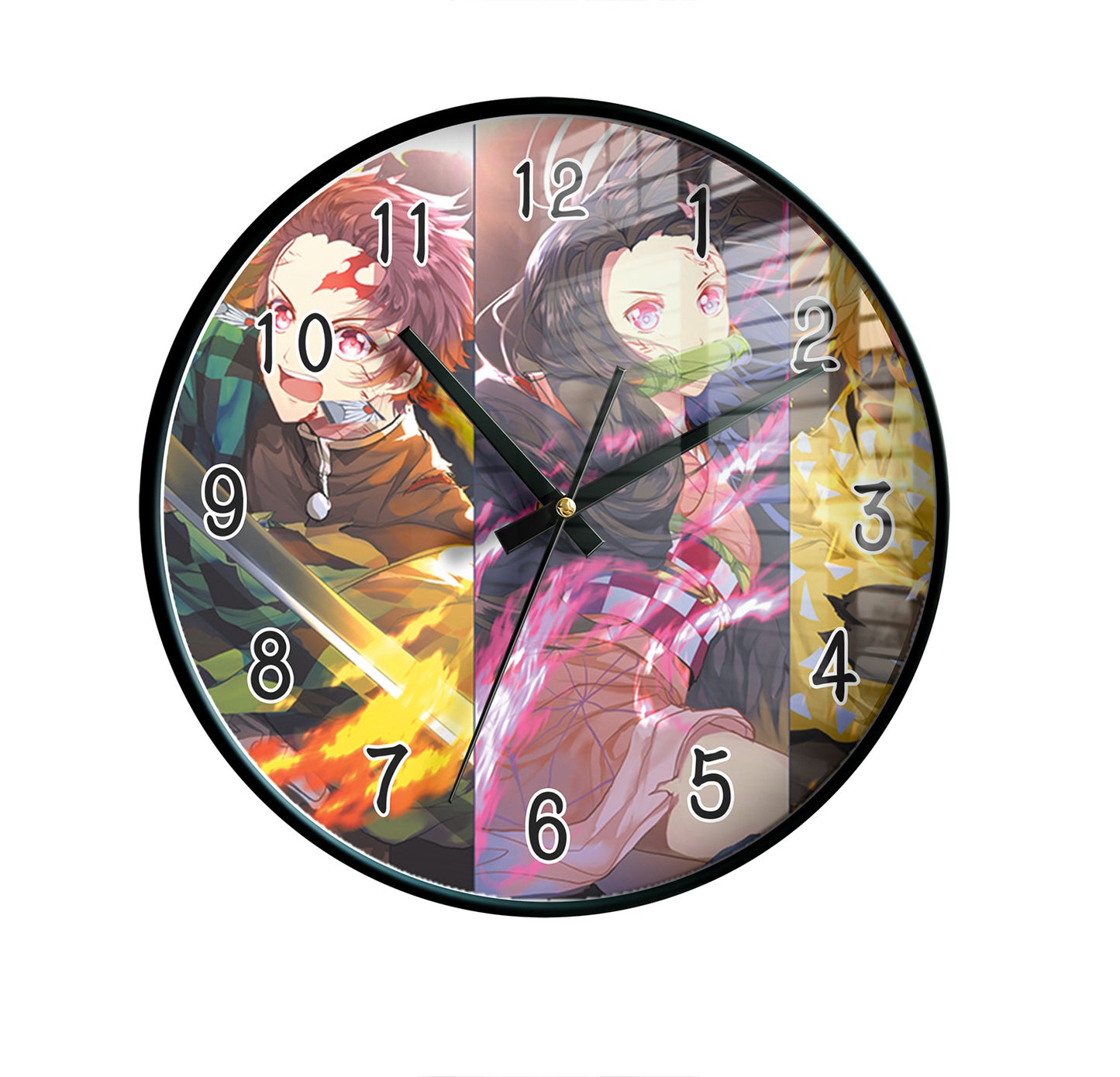 Demon slayer wall clock- Tanjiro & Nezuko