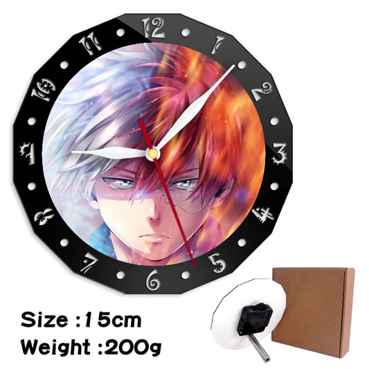 My hero academia desk clock- Todoroki