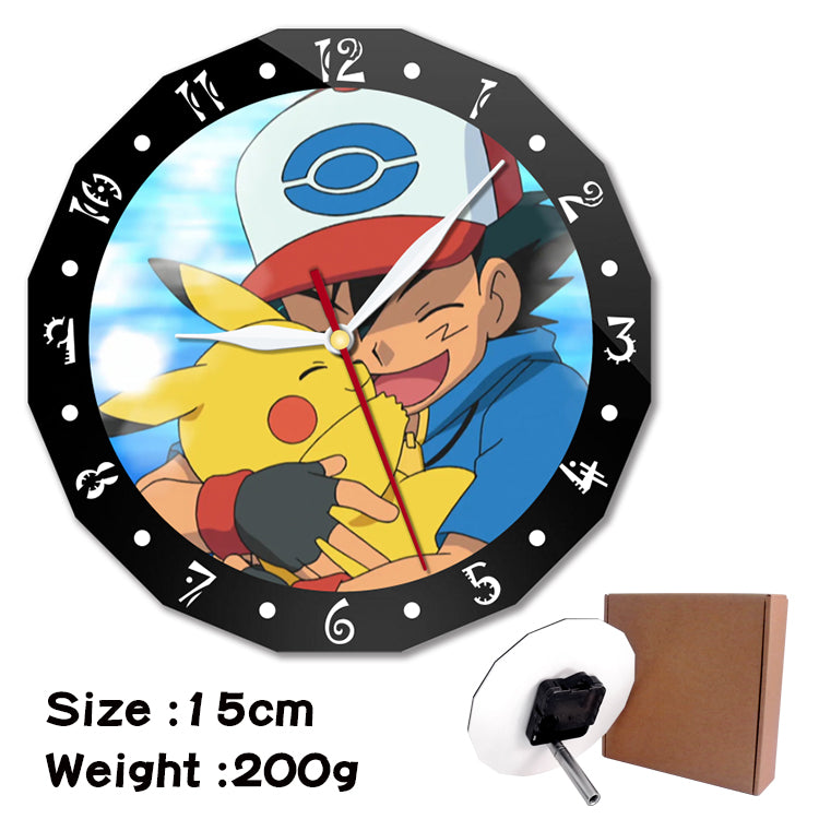 Pokémon desk clock- Ash & Pikachu