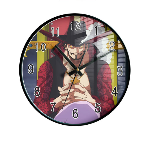 One piece wall clock- Mihawk